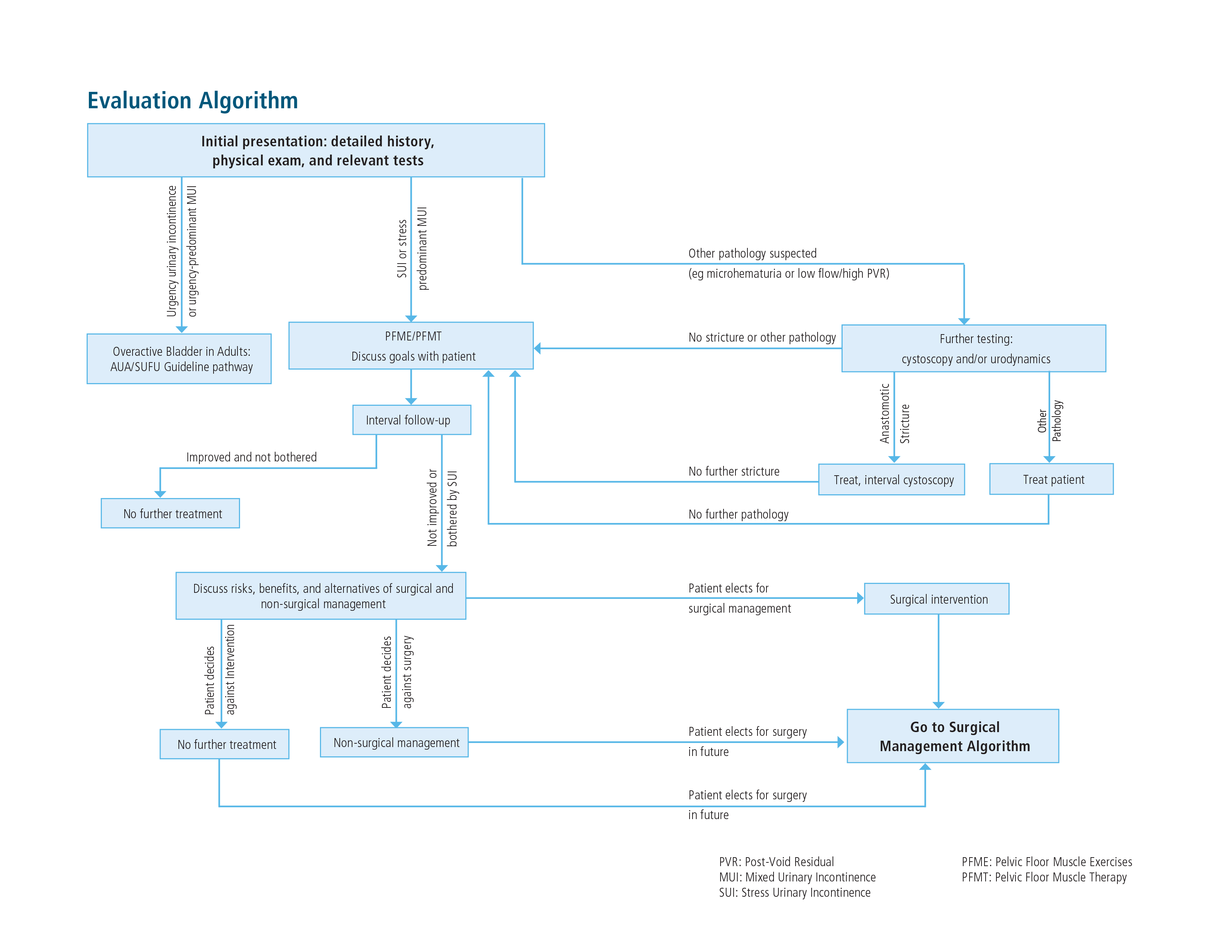 Incontinence Guidelines American Urological Association